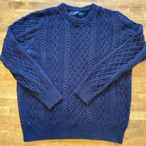 Men’s J. Crew Factory Cable Knit Sweater